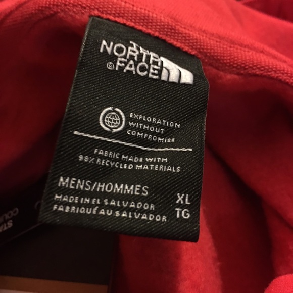 🏈🏈NWT Size X-Large Red The North Face Hoodie Men’s - Picture 4 of 7